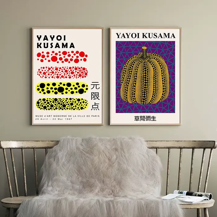 Yayoi Kusama – peinture sur toile