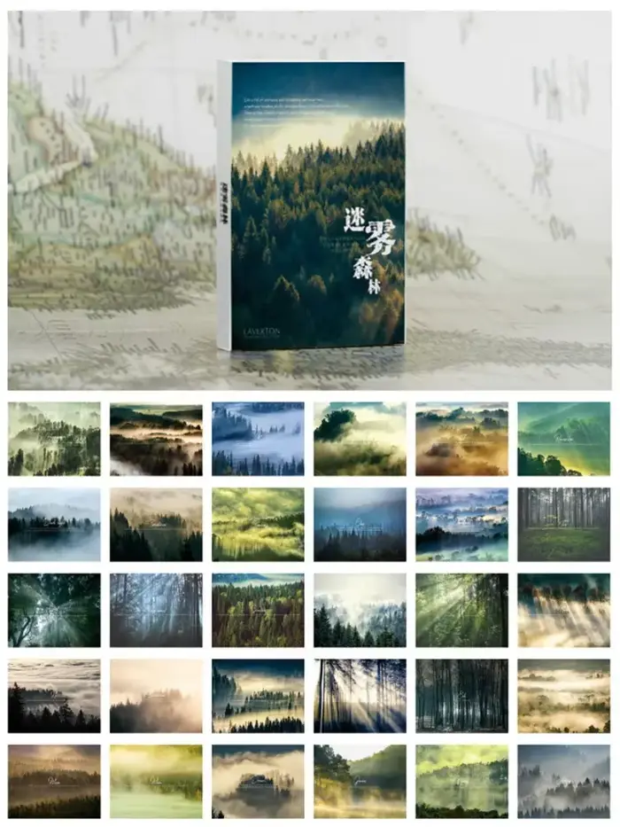 Cartes postales d'artistes célèbres, 30 feuilles, carte de vœux, peinture à l'huile, œuvres de Van G