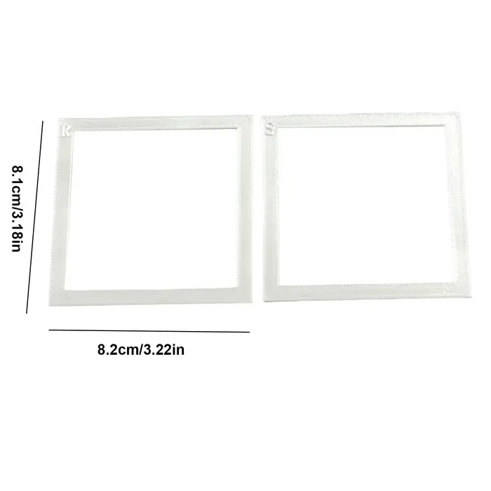 Cadre de peinture diamanté léger, 2 pièces, cadre auxiliaire pour la peinture diamantée, pour les amateurs d'artisanat, cadeau pour adultes débutants