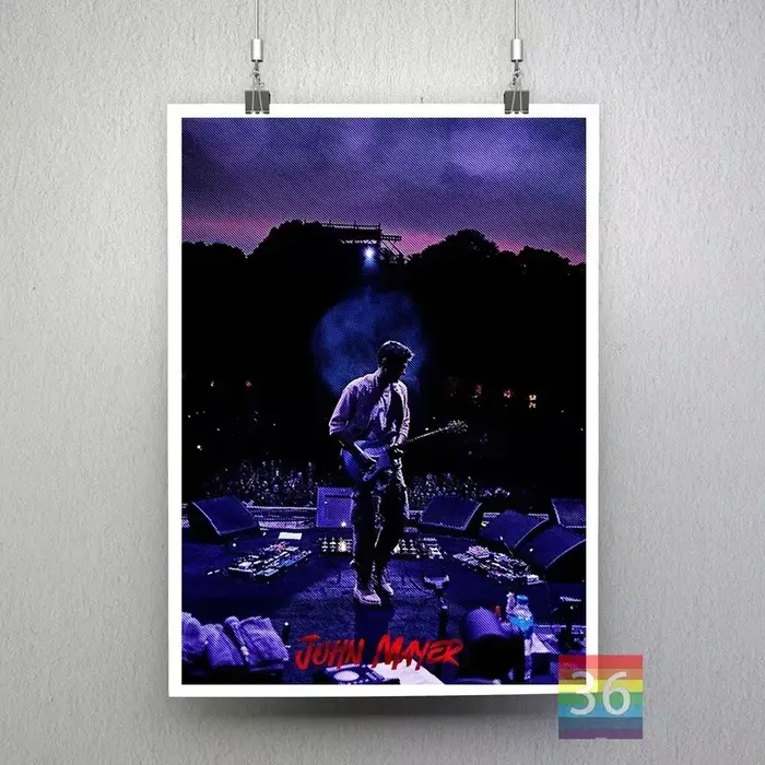 Affiche de musique rock avec impression sur toile