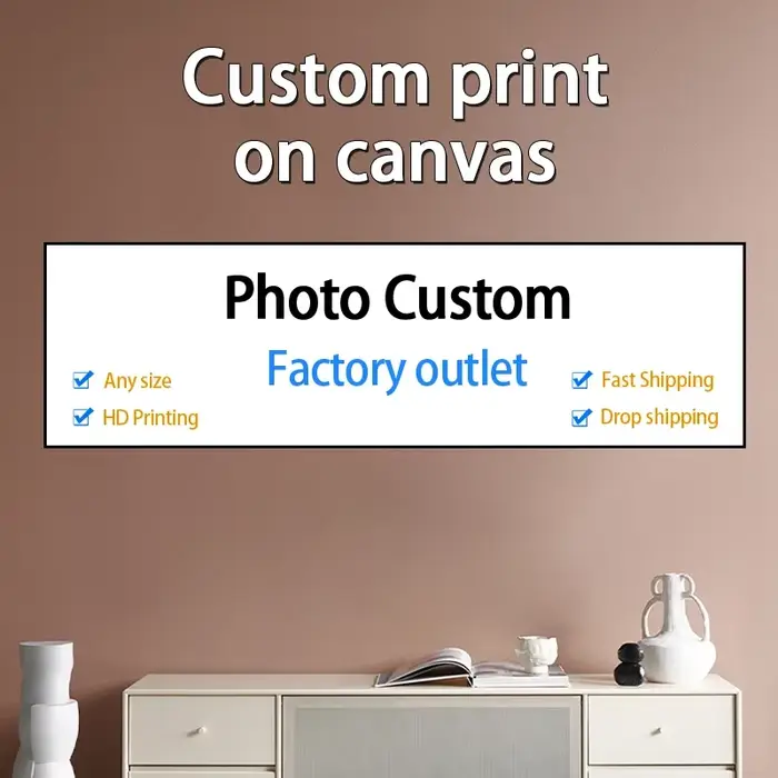 Peinture sur toile avec cadre personnalisé