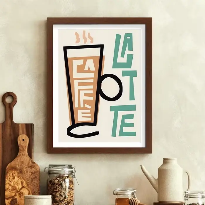 Affiche de Club de café de Style bohème sans cadre