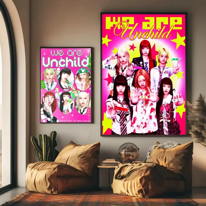 Affiche murale en toile de coton de haute qualité