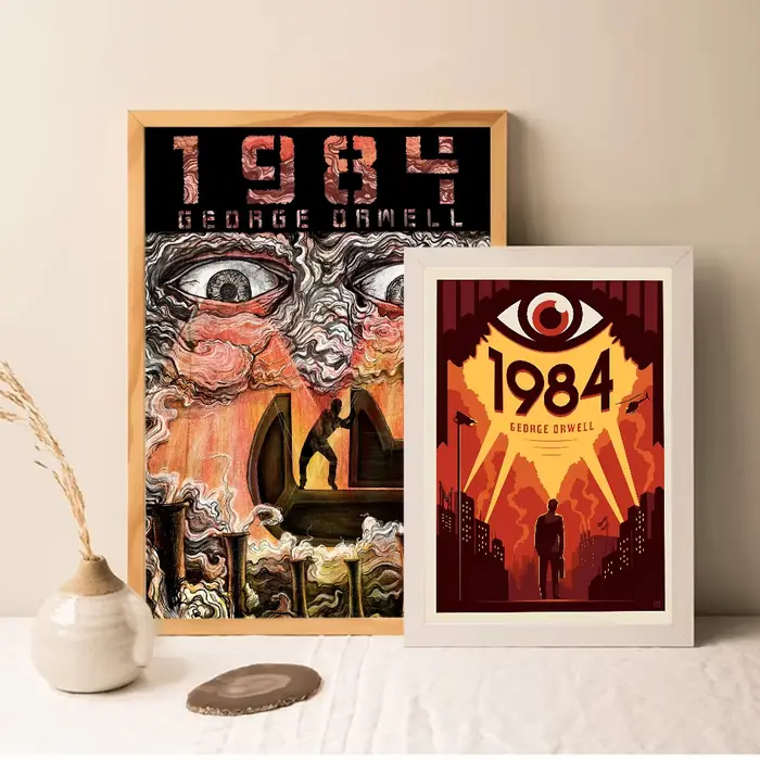 Affiches autocollantes de film George Orwell
