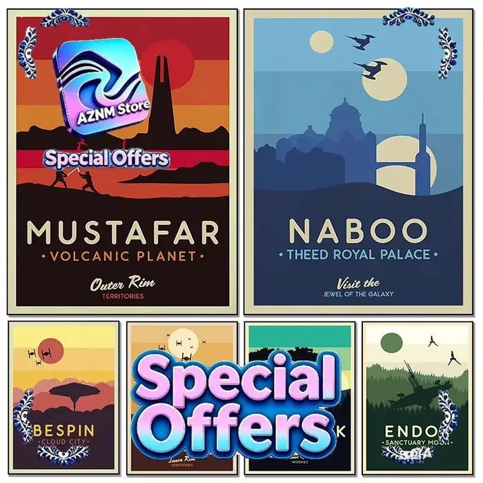 Affiches modernes Planètes et Étoiles