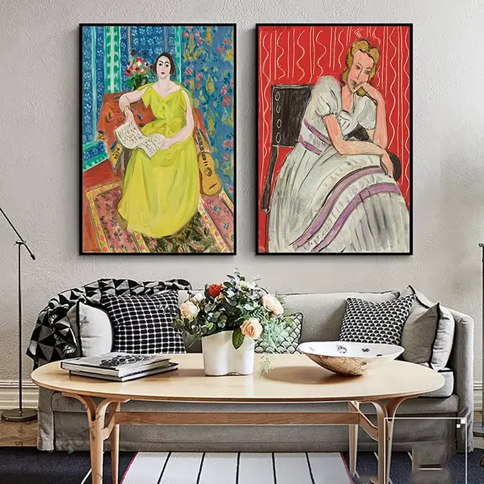 Célèbre peinture à l'huile abstraite par Henri Matisse mur Art toile affiches et impressions pour salon chambre maison mur photo décor