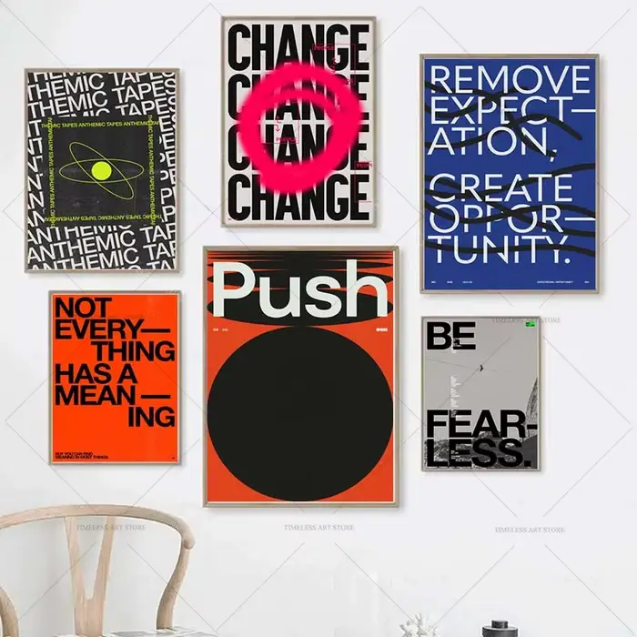 Affiches de citations modernes