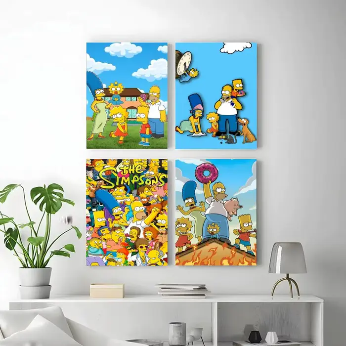 Affiche murale Anime T-The Simpsons