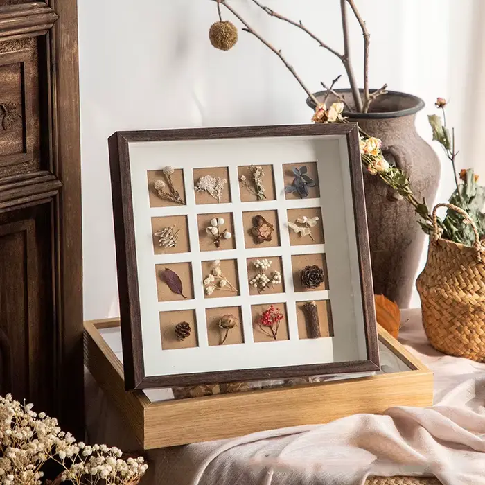 Cadres photo en bois 3D