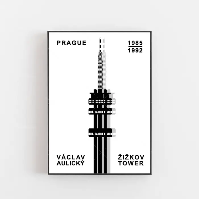 Affiches architecturales Bauhaus Ludwig Mies Van Der Rohe