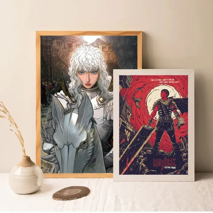 Affiches de films classiques d'anime japonais Berserk