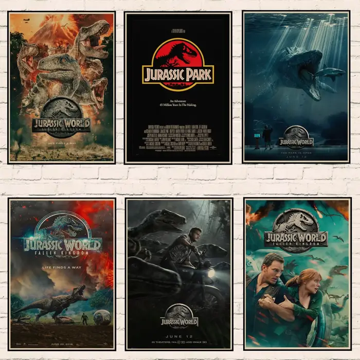 Affiche Vintage de film Jurassic Park