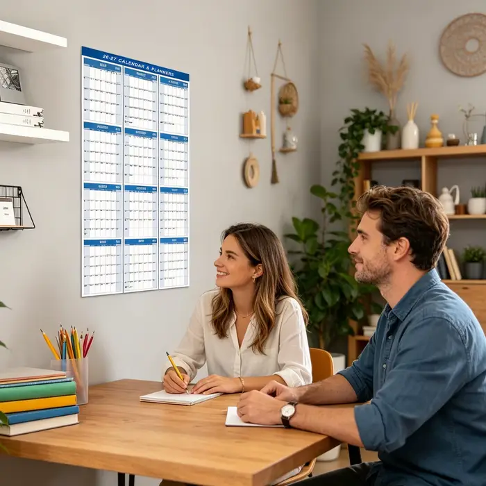 Calendrier mural annuel