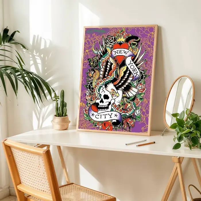 Affiche de marque de mode e-ed h-hardy