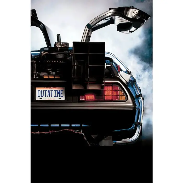 Film classique Clips retour vers le futur Delorean Time Machine affiche imprime décor à la maison sc