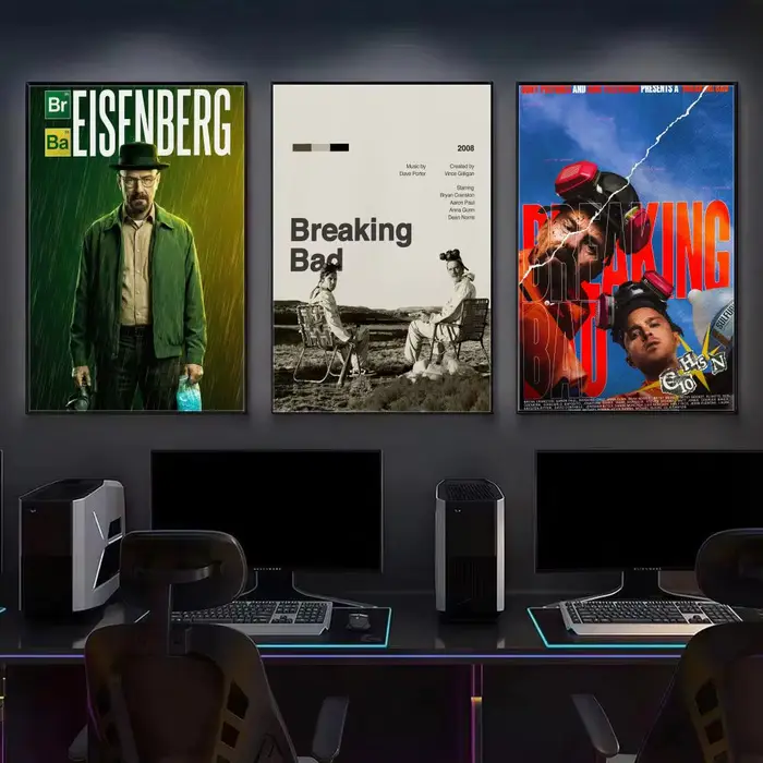 Affiche murale TV B-Breaking Bad
