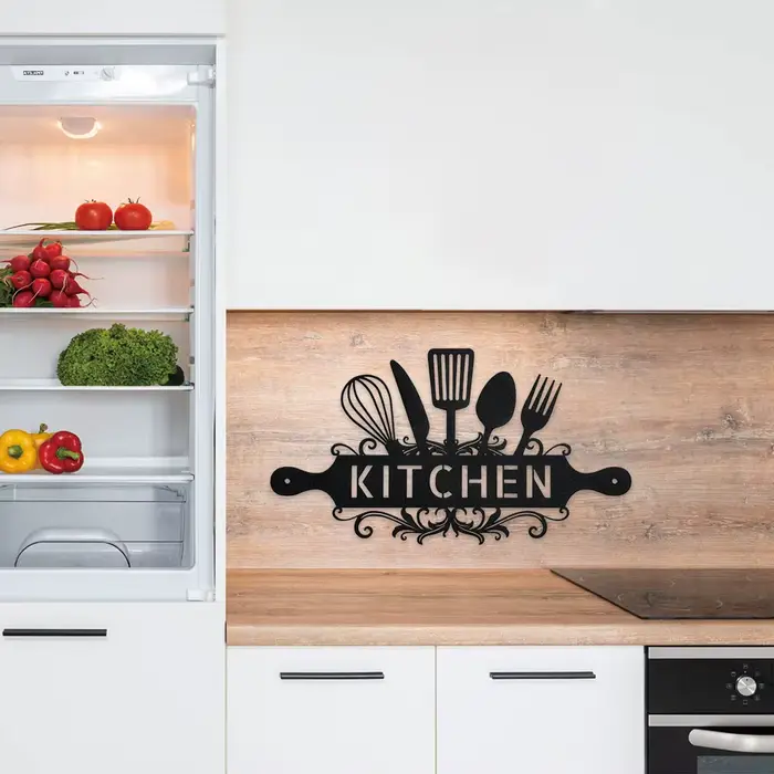 Décoration murale rustique pour cuisine de ferme