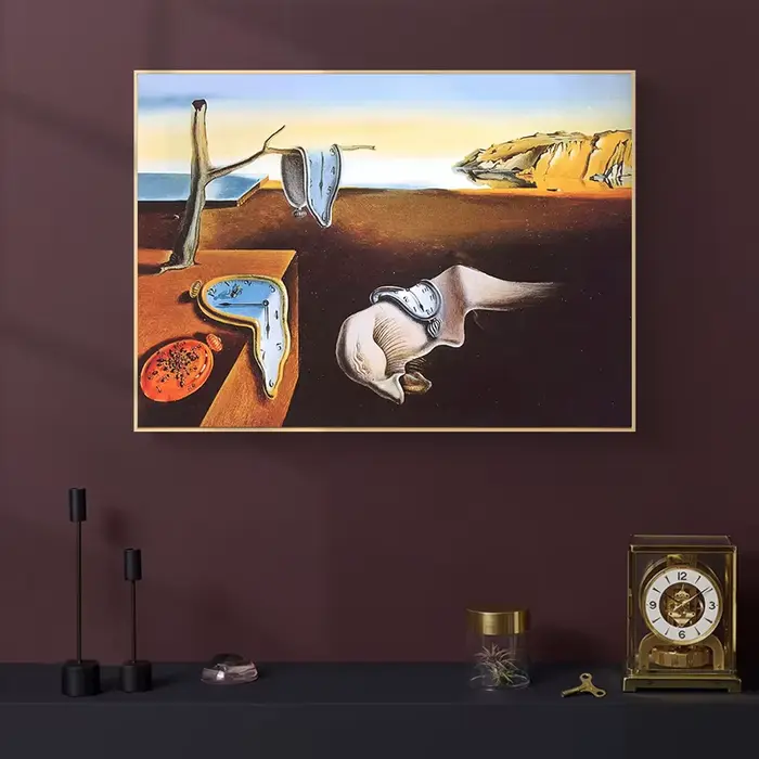 Peinture sur toile d'art célèbre surréalisme de Salvador Dali