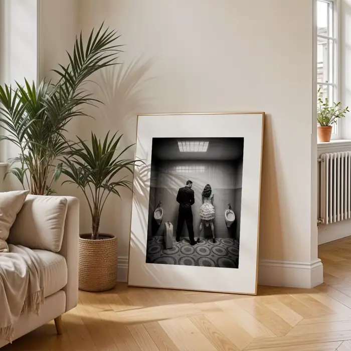 Affiches artistiques amusantes pour salle de bains