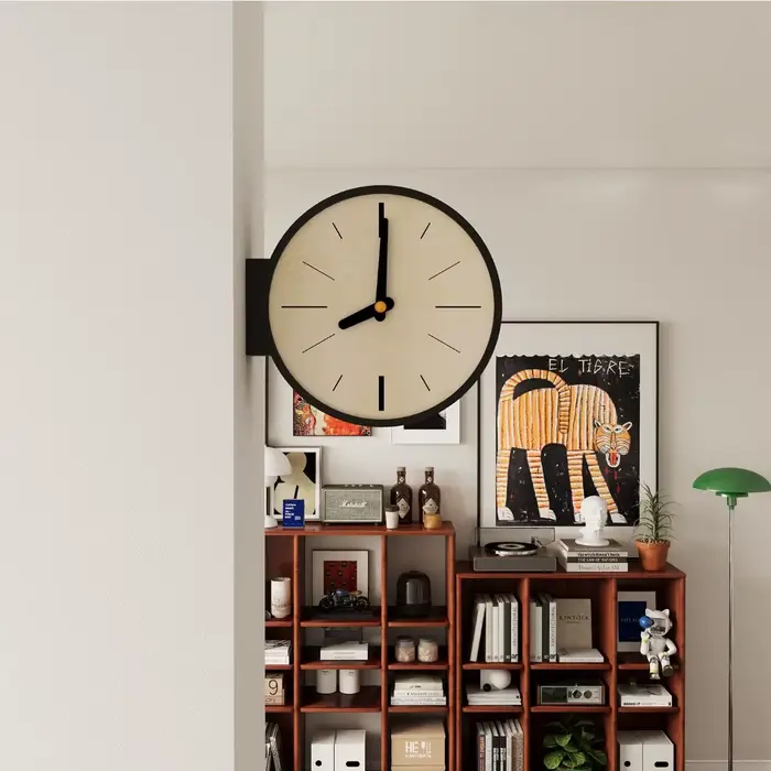 Horloge murale créative moderne suspendue