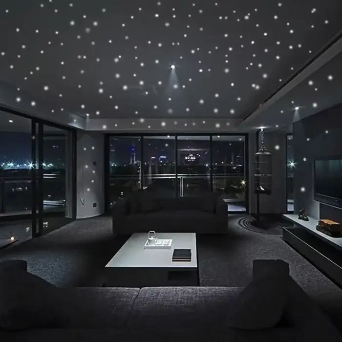 Autocollants muraux lumineux en vinyle