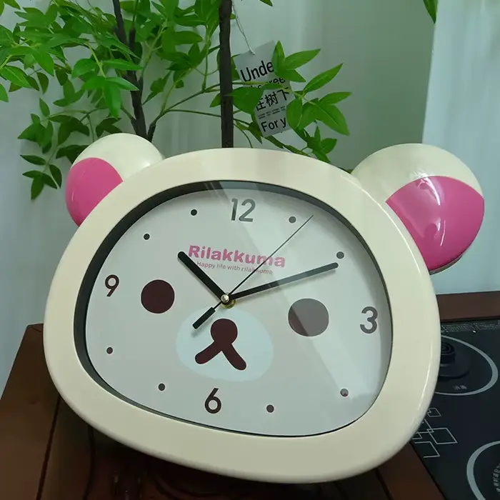 Horloge Murale à Quartz de Dessin Animé Rilakkumas Ours