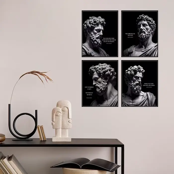 Affiche de Marcus Aurelius-Marcus Aurelius citations toile Art mural