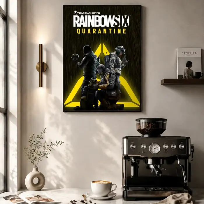 Autocollant d'affiche de jeu Tom C-Clancys R-Rainbow Six Siege