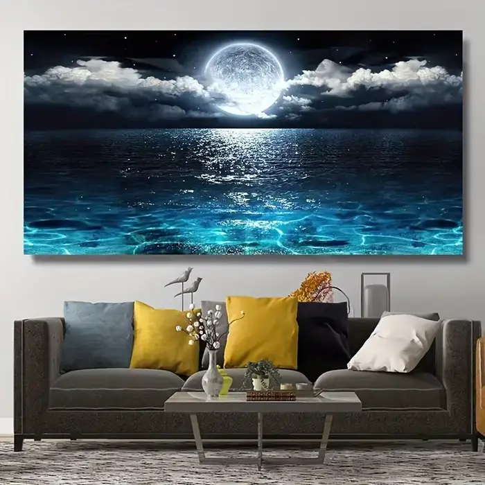 Affiche et fabrication de peinture sur toile moderne
