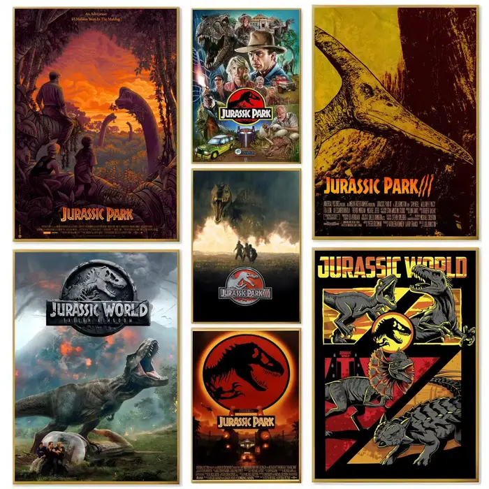 Affiche classique du film J-Jurassic P-Park Cool