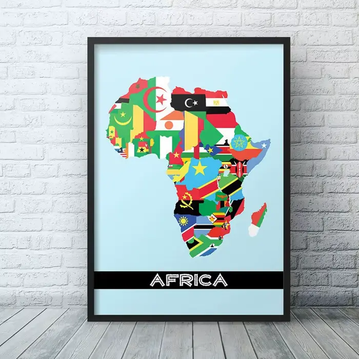Affiche de toile d'art contemporain minimaliste