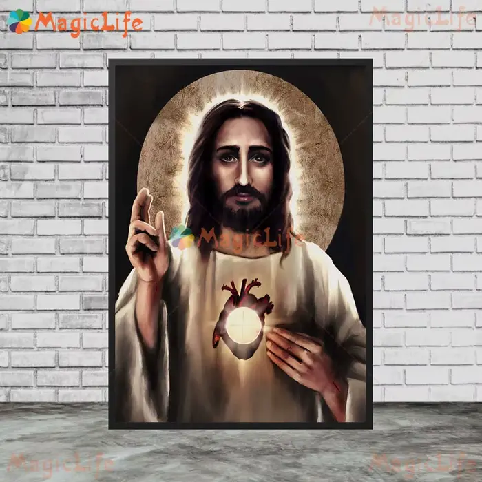 Affiches murales de Religion, christianisme, jésus, missionnaire, images murales pour salon, décoration de maison, peinture sur toile d'art mural sans cadre
