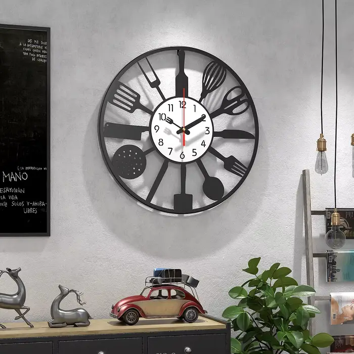 Horloge murale de cuisine de 15