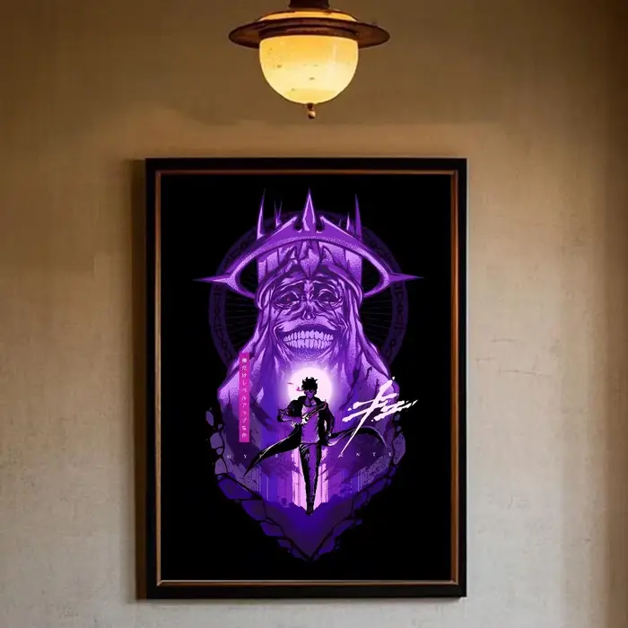 Affiche murale d'art de nivellement Solo, décoration esthétique pour la maison, le salon, la chambre