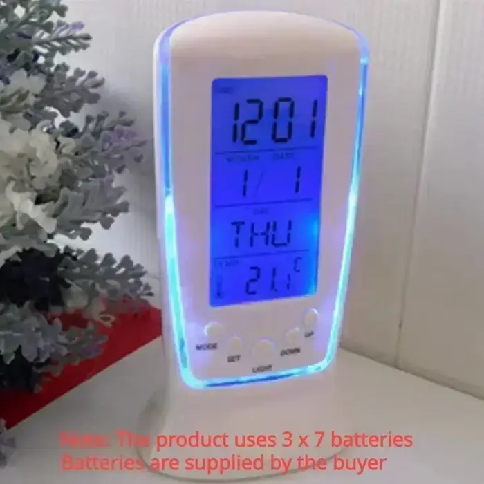Horloge numérique électronique à LED, décoration murale pour chambre à coucher, maison, chambre, int