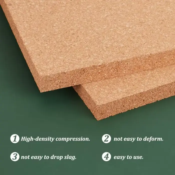 Carreaux de liège carrés pour la décoration murale