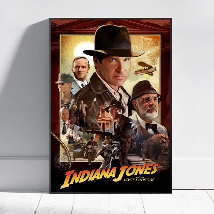 Indiana Jones Film rétro Franchise Harrison Ford personnages