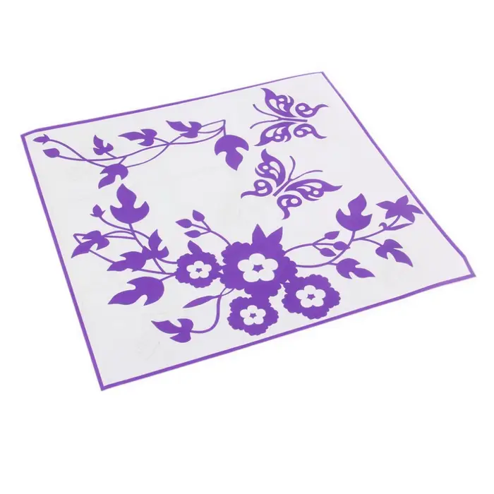 Autocollants muraux papillon et fleur pour salle de bain