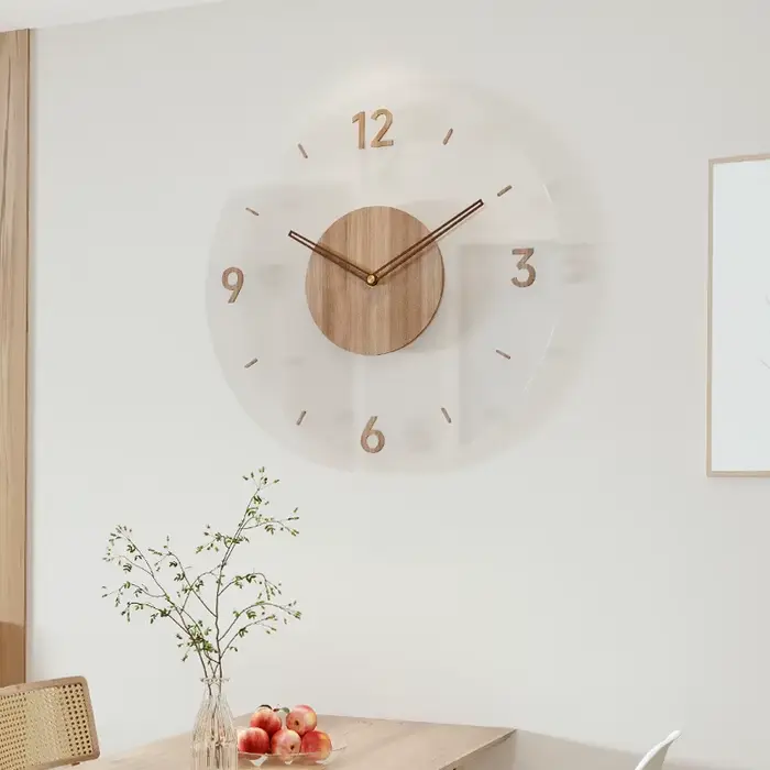 Horloge murale de mode