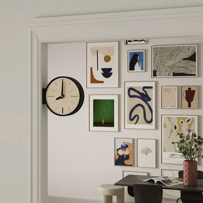 Horloge murale créative moderne suspendue