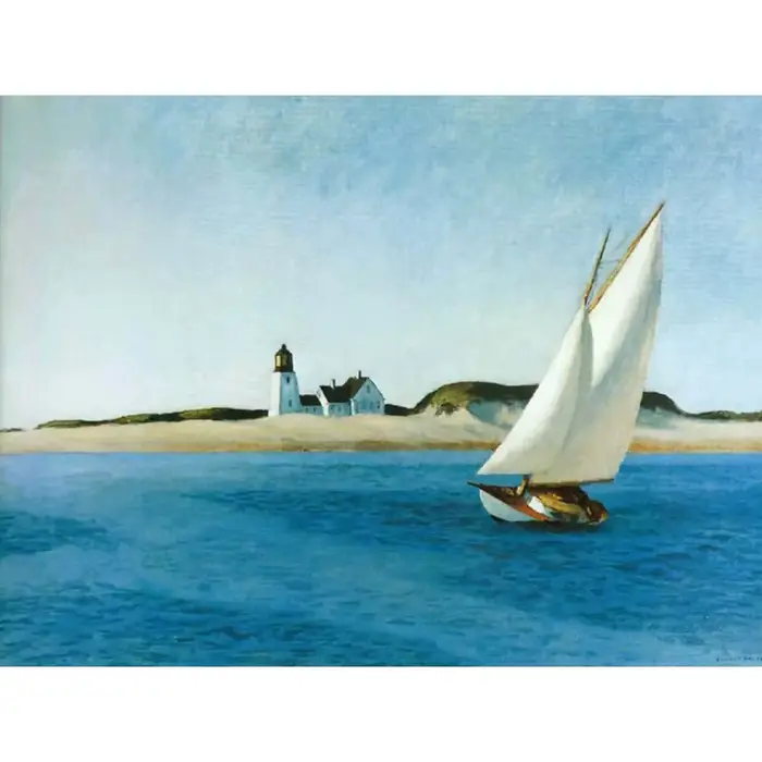 Edward Hopper-Affiche Murale de Paysage Vintage