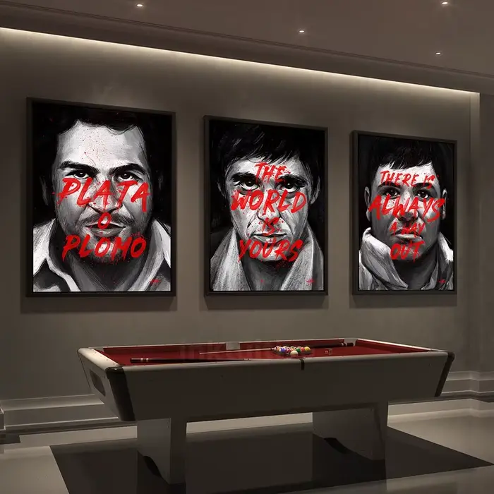 Peinture sur toile El Chapo
