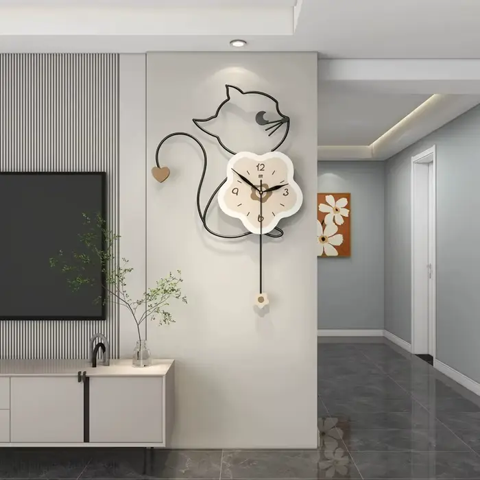 Horloge murale de luxe moderne