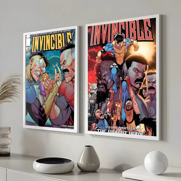 Affiche de bande dessinée I-Invincible
