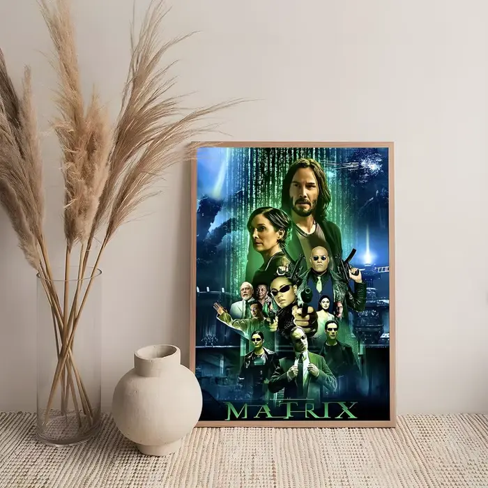 Affiches d'art graffiti du film T-The Matrix, décoration murale chic pour la maison, le studio, le bureau et la cafétéria