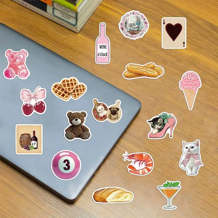 50 autocollants esthétiques Pinterest pour DIY