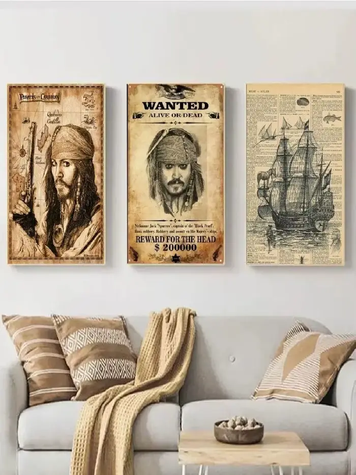Affiche de film classique Pirates des Caraïbes