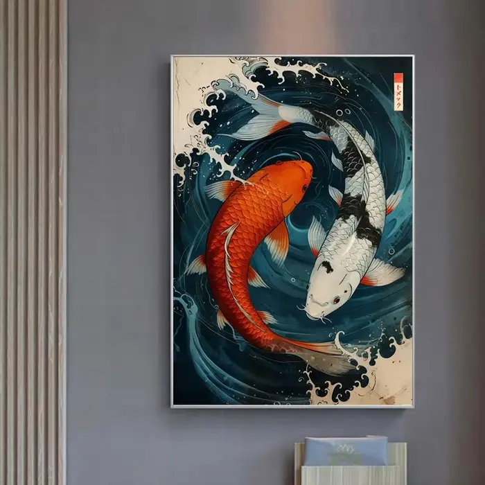 Affiche d'art mural style japonais