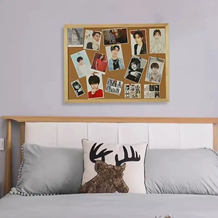 Tableau mural décoratif en liège souple DIY pour photos