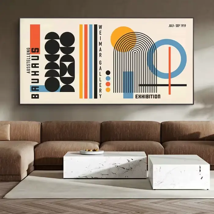 Bauhaus – affiche et imprimés rétro minimalistes